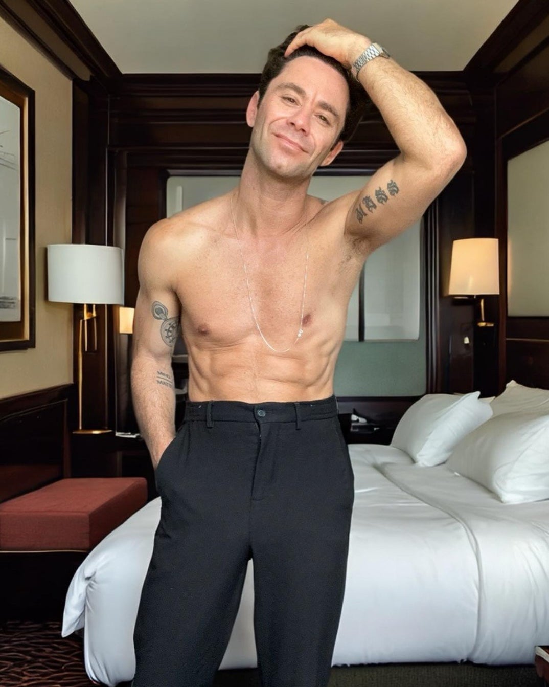 Sasha Farber Shirtless Shots 6
