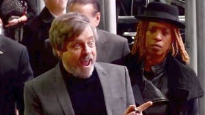 Mark Hamill Ditches Wheelchair at NYC Stop for 'Last Jedi'
