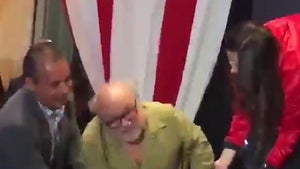 Danny DeVito's Scary Trip and Fall During Press Conference For 'Dumbo'