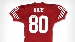 Jerry Rice Autographed Jersey Hits Auction, Last TD From Joe Montana Ever!