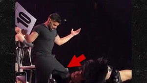 Ricky Martin Appears To Get Massive Erection Onstage At Madonna's Show