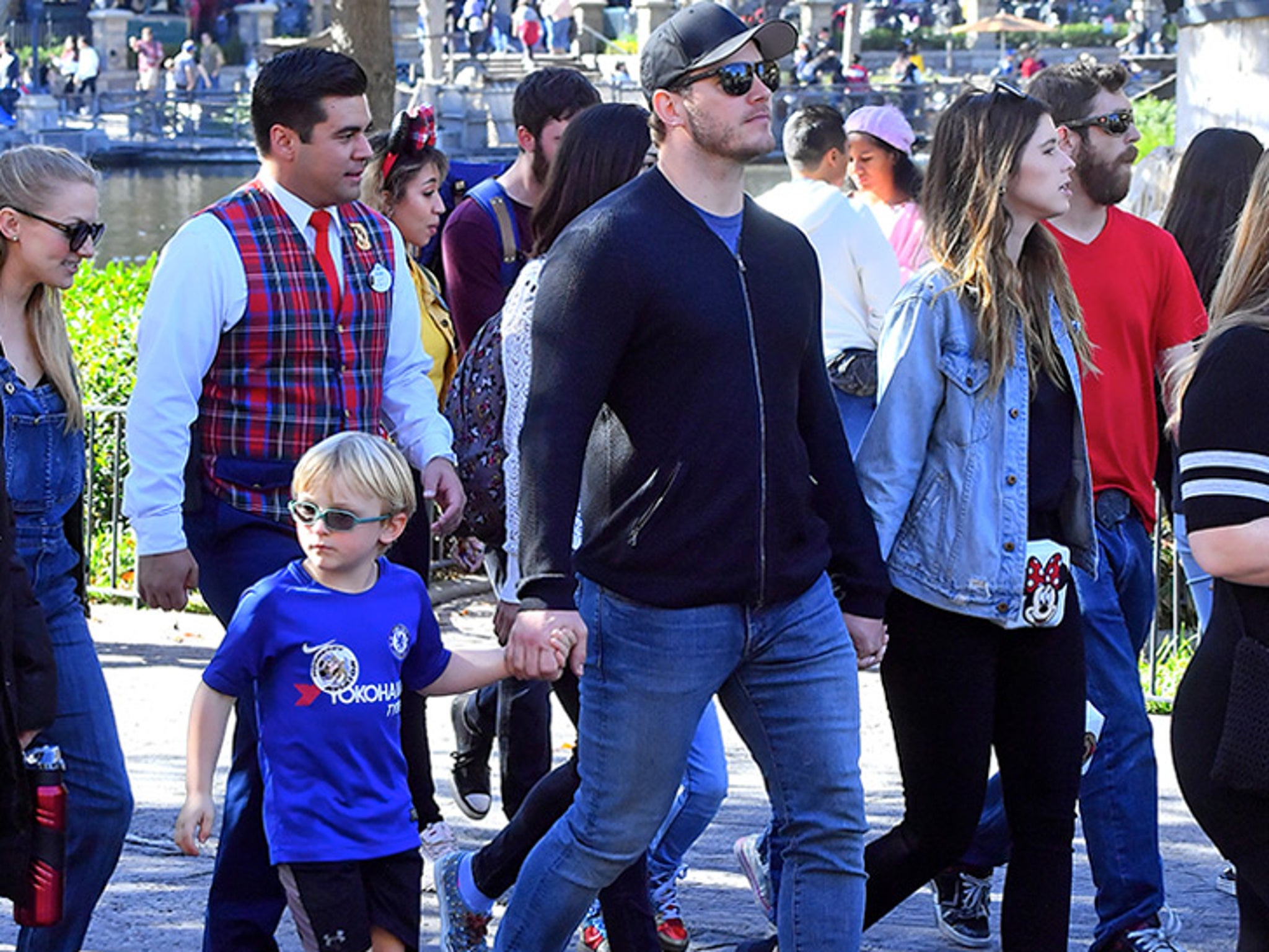 Chris Pratt Shares Rare Photos With Son Jack at Dodgers Game