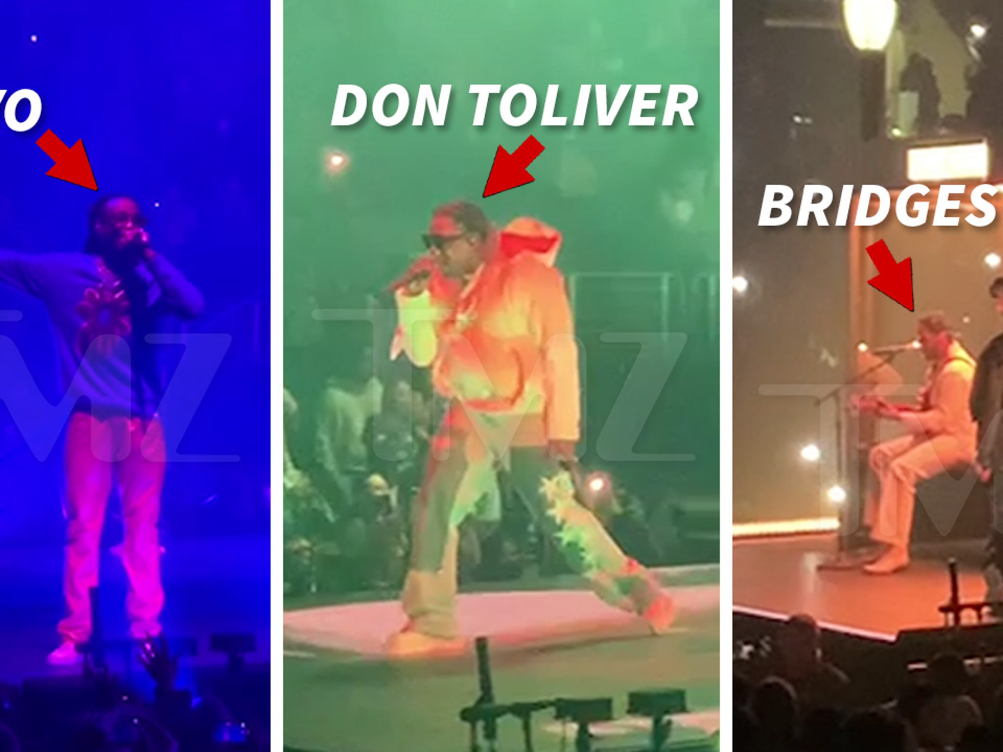 Quavo, Don Toliver, and Leon Bridges Hit the Stage with Justin Bieber