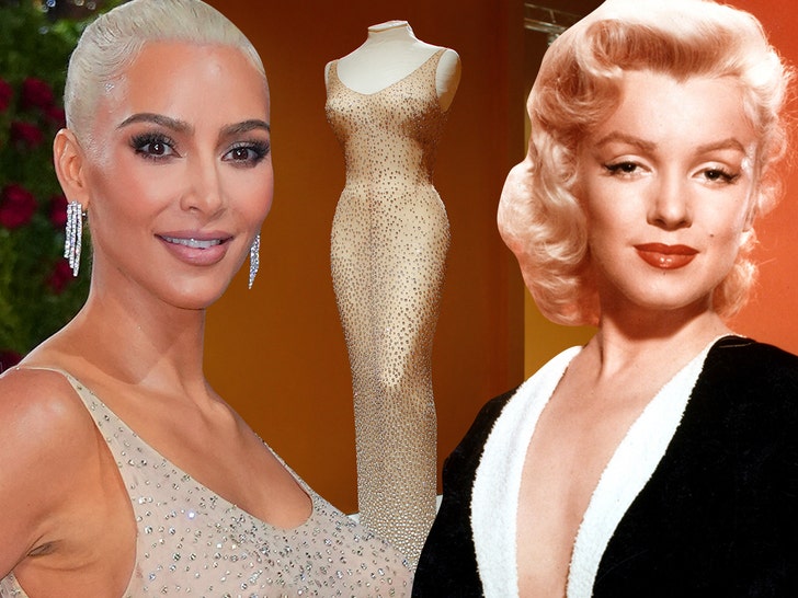 Marilyn Monroe and Kim Kardashian