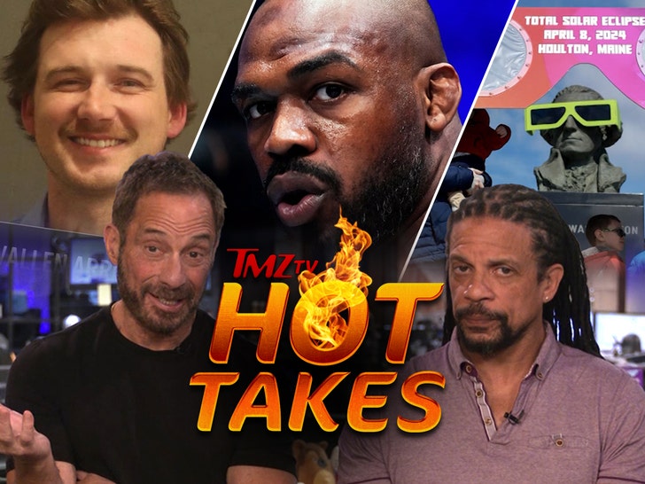 TMZ TV Hot Takes: Morgan Wallen Arrest, Solar Eclipse, Jon Jones