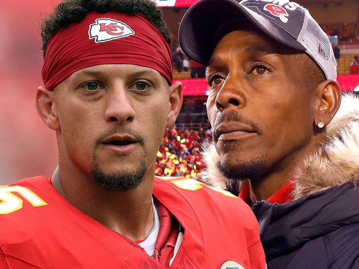 patrick mahomes and his dad Pat Mahomes Sr getty comp 2