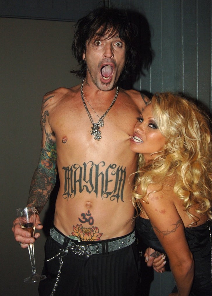 Tommy Lee and Pamela Anderson -- Happier Times
