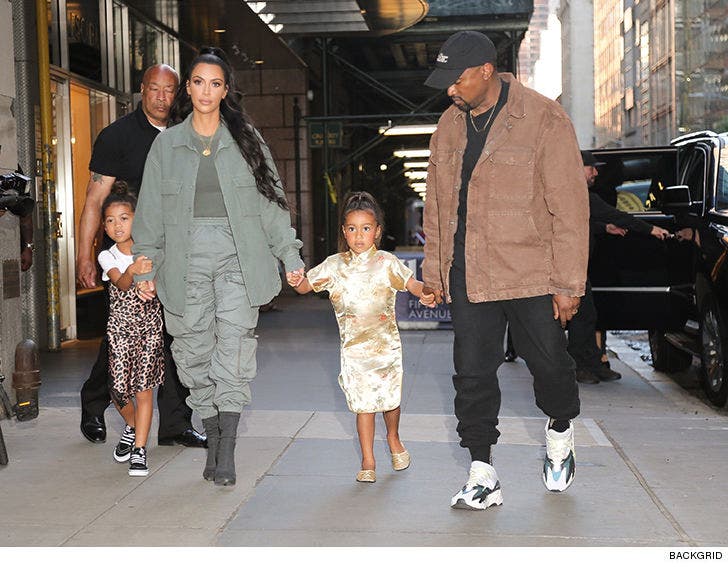 Kim Kardashian and Kanye West Dine at Zuma NYC