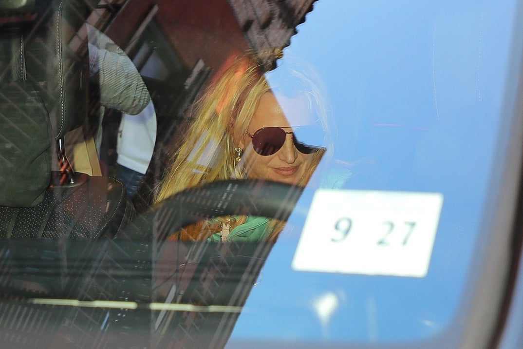 Britney Spears Scarf Cover NYC 2