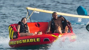 Kawhi Leonard Takes Talents to Barbados, Rides Floaty Boat With GF