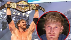 logan paul championship belt crying