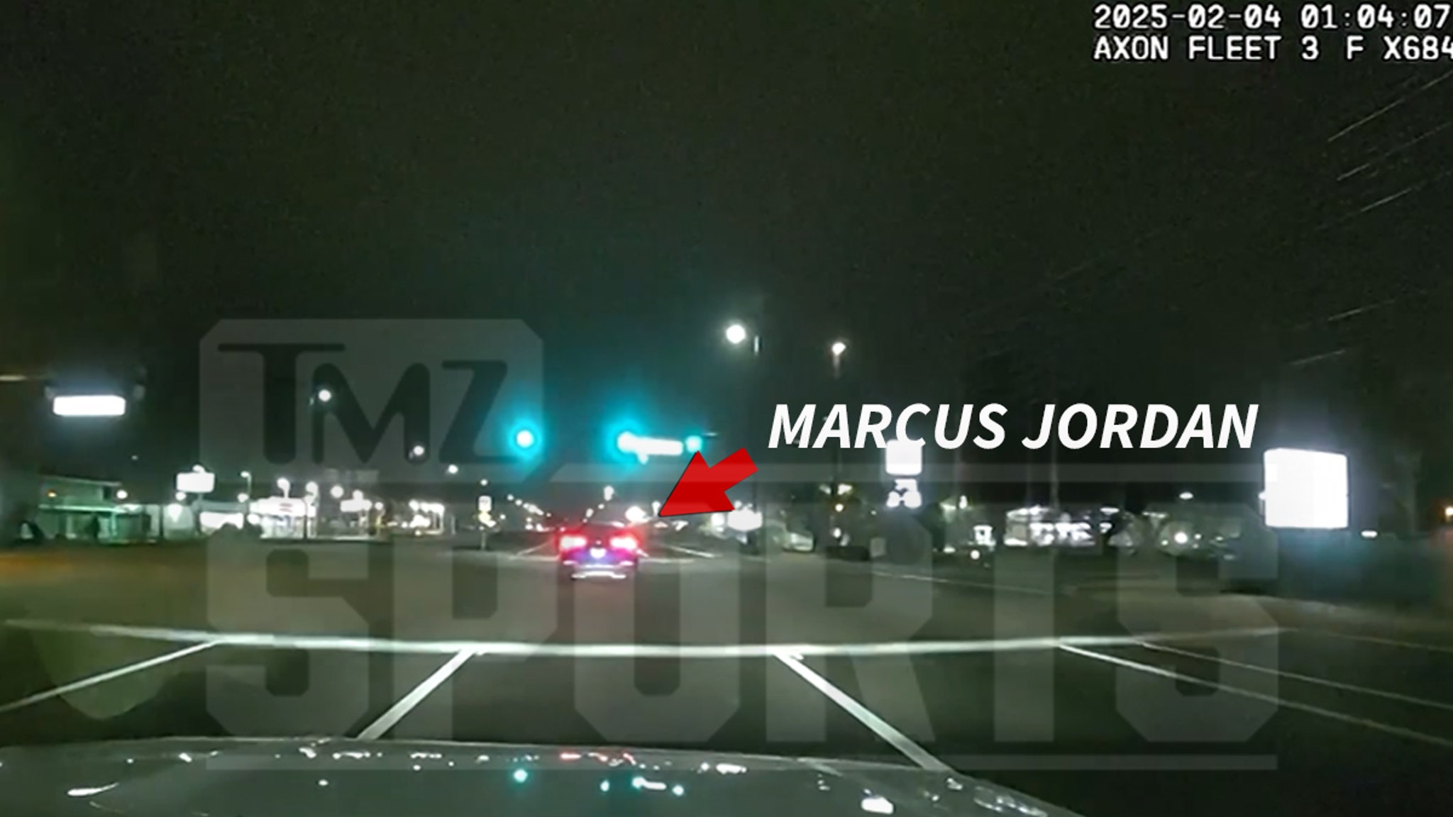 Marcus Jordan Police Pursuit Captured On Dashcam Video