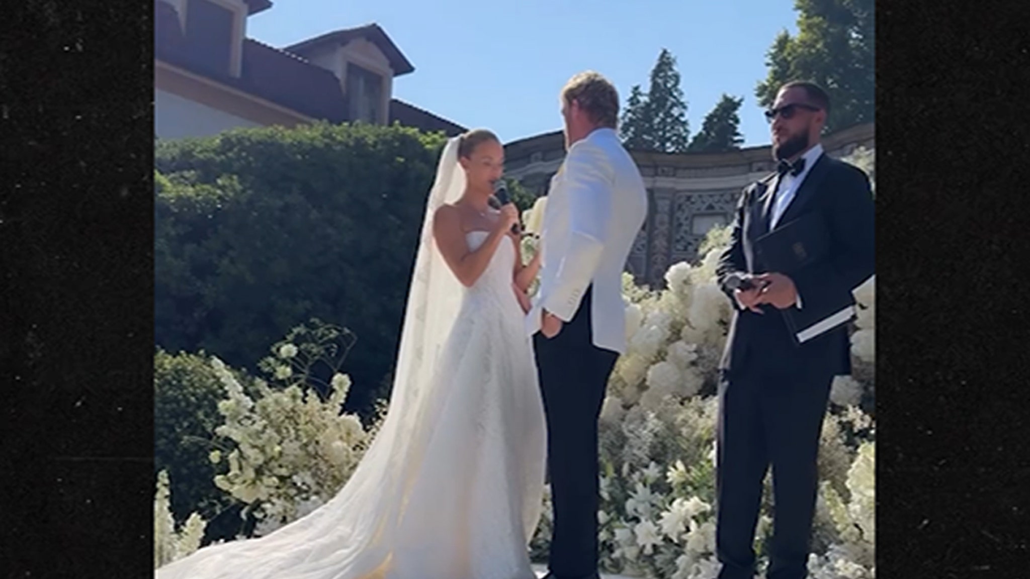 Logan Paul, Nina Agdal Get Married At Lavish Ceremony