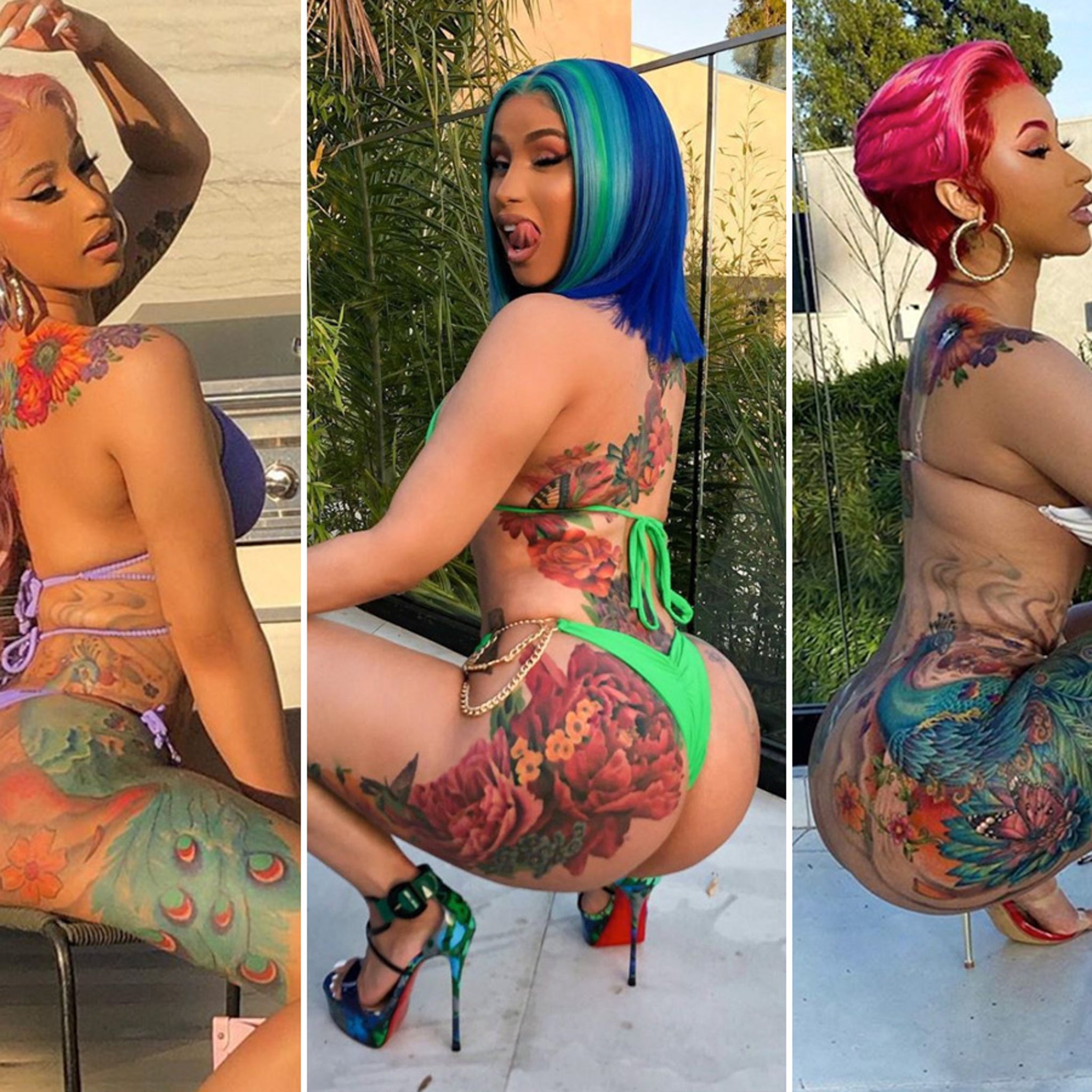 Cardi b booty pictures