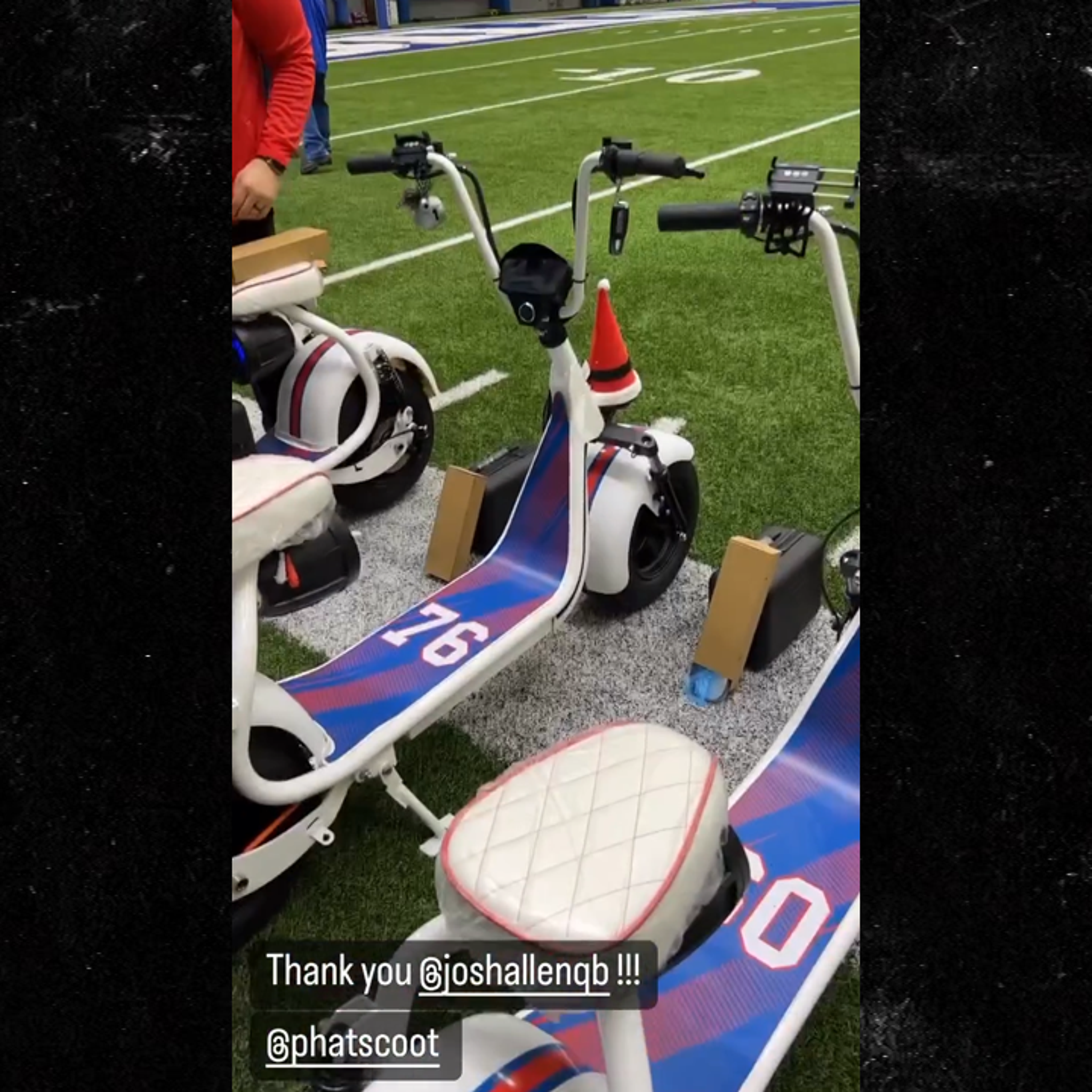 Josh Allen Gives Follow Teammates Scooters For Christmas