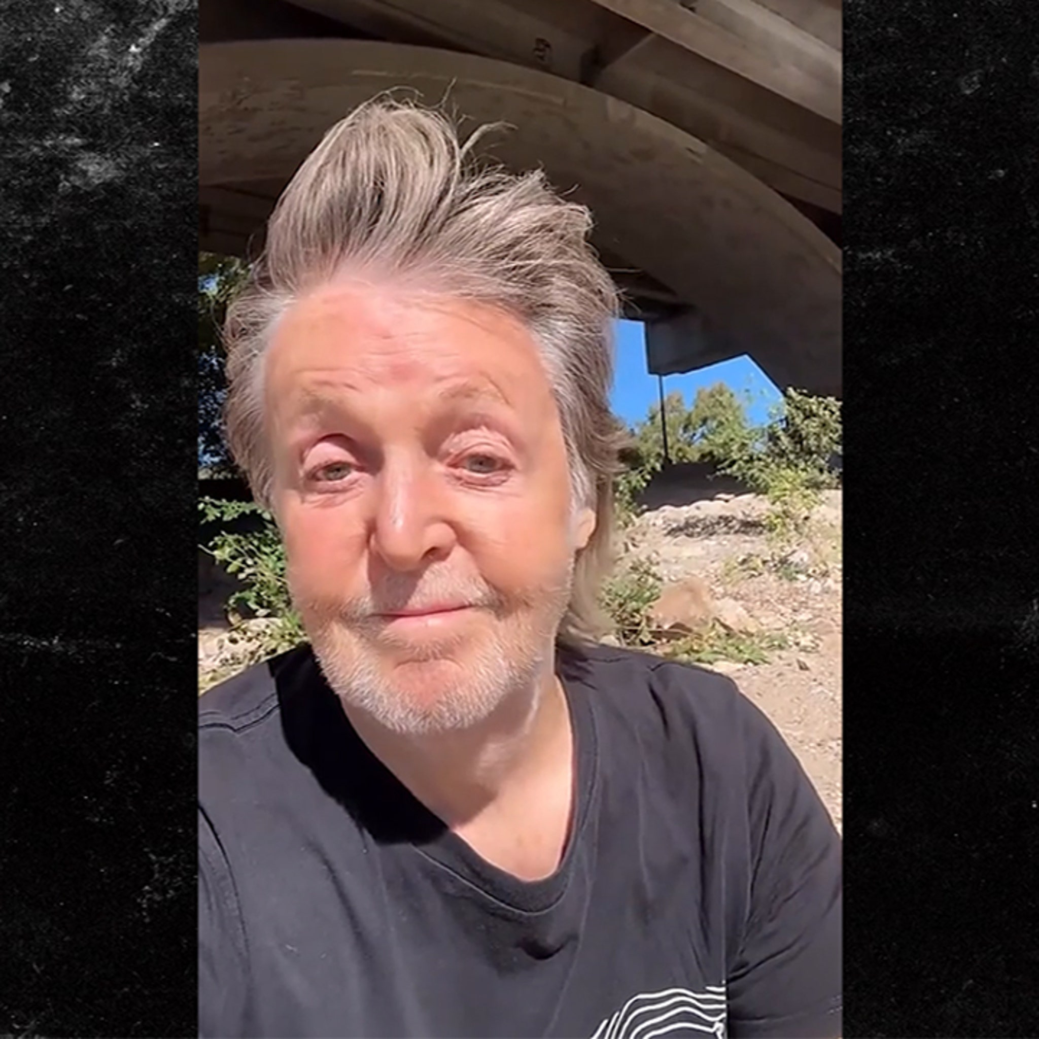 Paul McCartney Films River Under Overpass in Oklahoma
