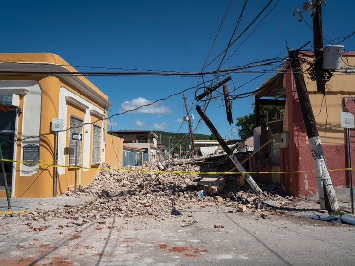Earthquake Damage In Puerto Rico