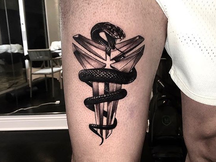 Black Mamba Tattoo by Stefano Alcantara TattooNOW