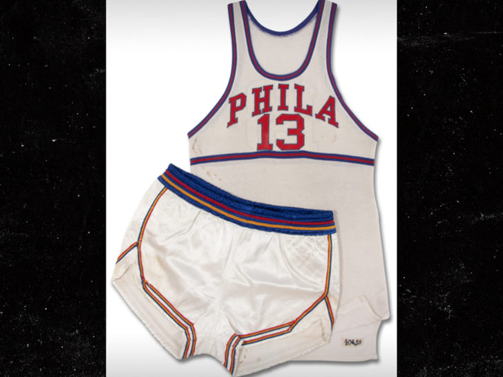 Wilt Chamberlain's Philadelphia Warriors rookie home uniform sells at  auction for $1.79 million - WHYY