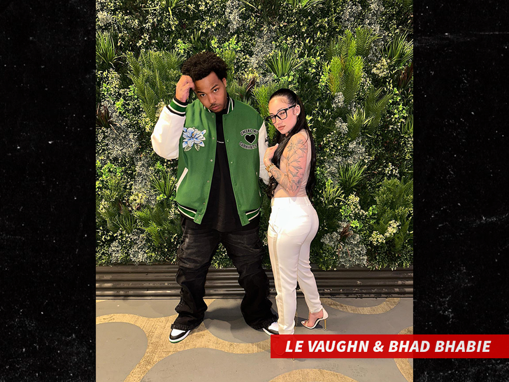 Le Vaughn & Bhad Bhabie instagram photo