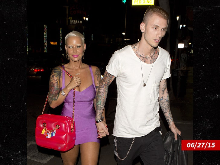 Model Amber Rose says Machine Gun Kelly is the only ex-boyfriend that apologized for treating her badly