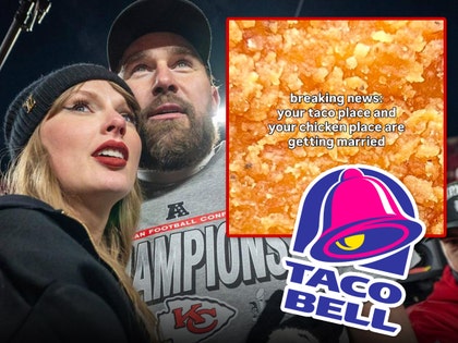 taylor swift and travis kelce taco bell getty insta 2