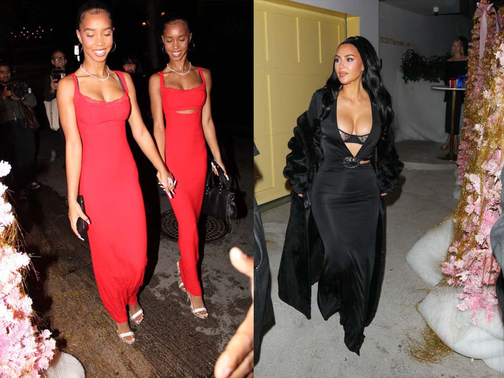 kim kardashian dress at p diddy party Kim Kardashian P Diddy