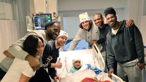 LeBron James -- Team Trip to CLE Children's Hospital