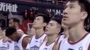Ex-NBAer Fined For Not Looking at China Flag During Anthem Before CBA Game