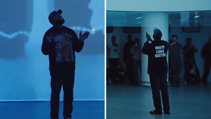 Kanye West Wears 'White Lives Matter' Shirt at His Yeezy Fashion Show