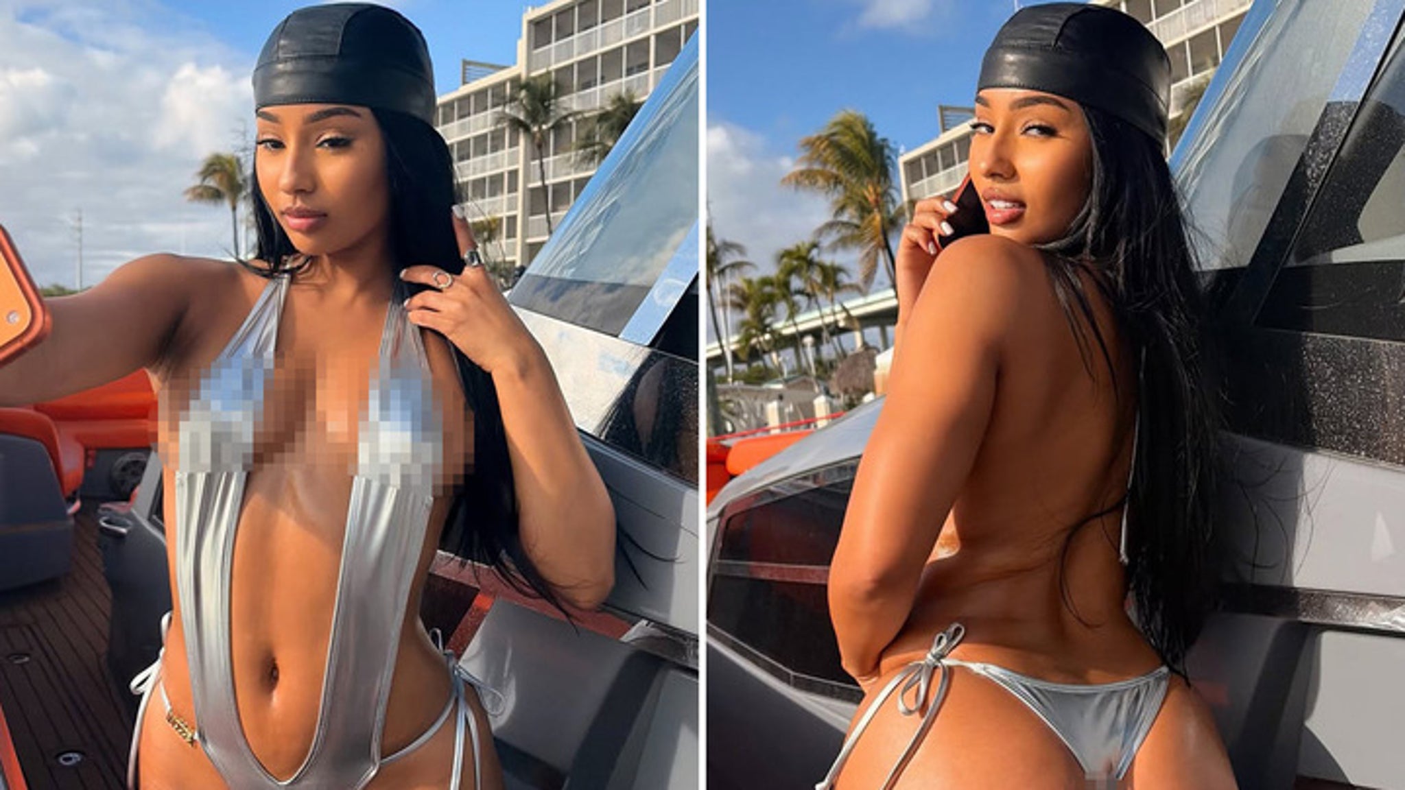 Rubi Rose Snatched in Revealing Thong Swimsuit ... See the Pics!