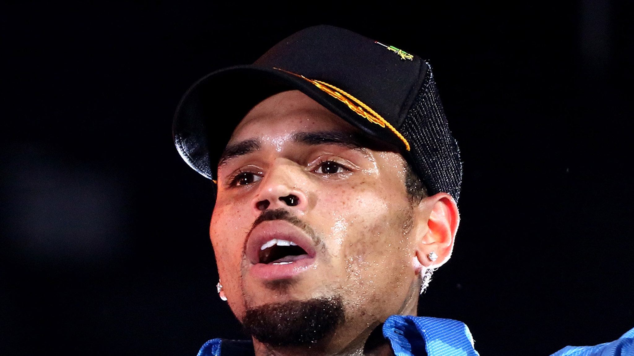Chris Brown Fan Offers Up Wife As Stage Girl for Steamy Song