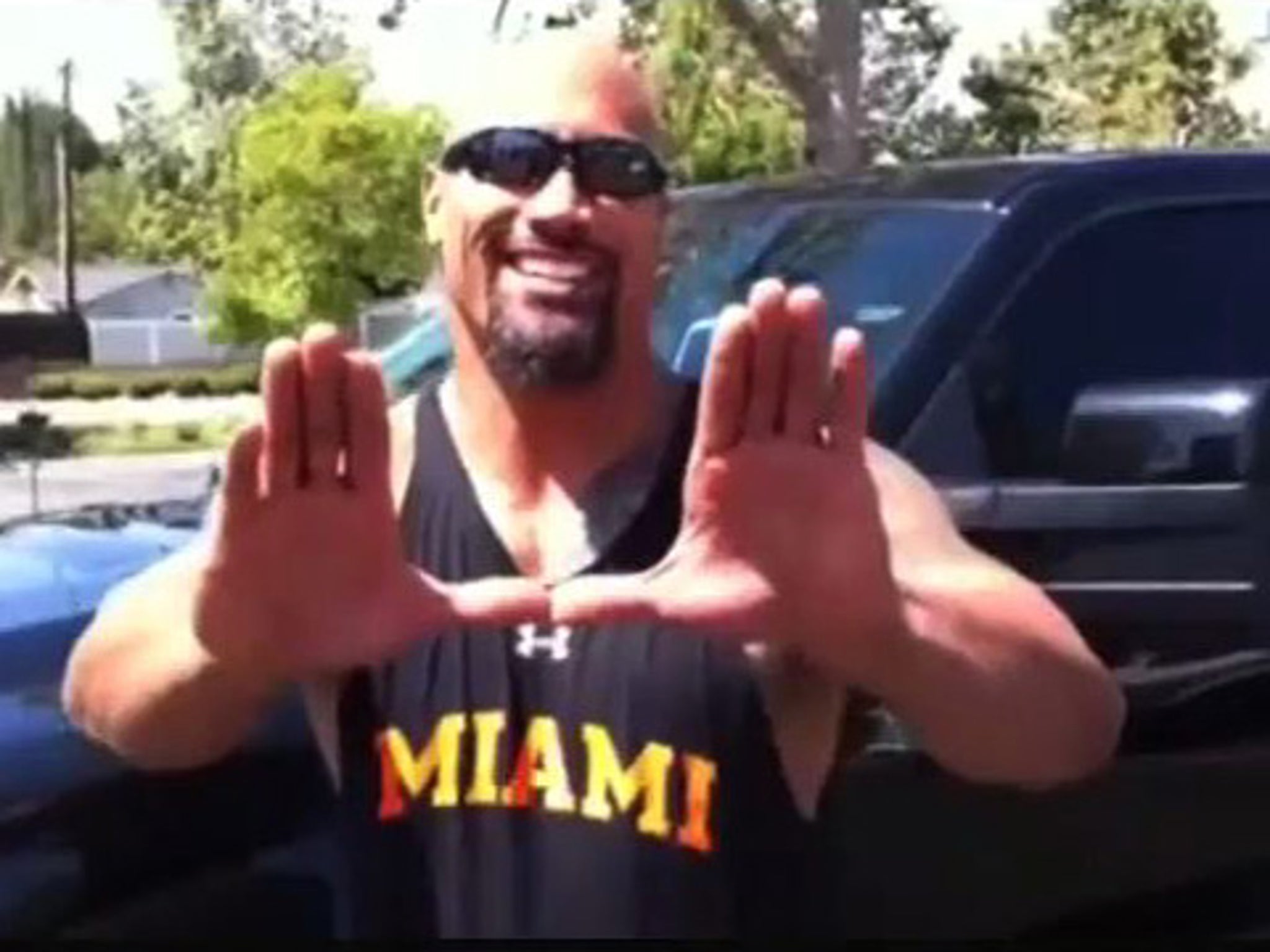 Attention Ohio State fans: Ex-Hurricane Dwayne 'The Rock' Johnson predicts  a Miami win 