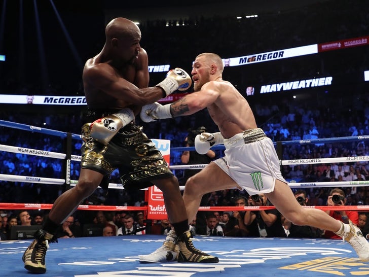 Floyd Mayweather vs. Conor McGregor -- The Fight Photos
