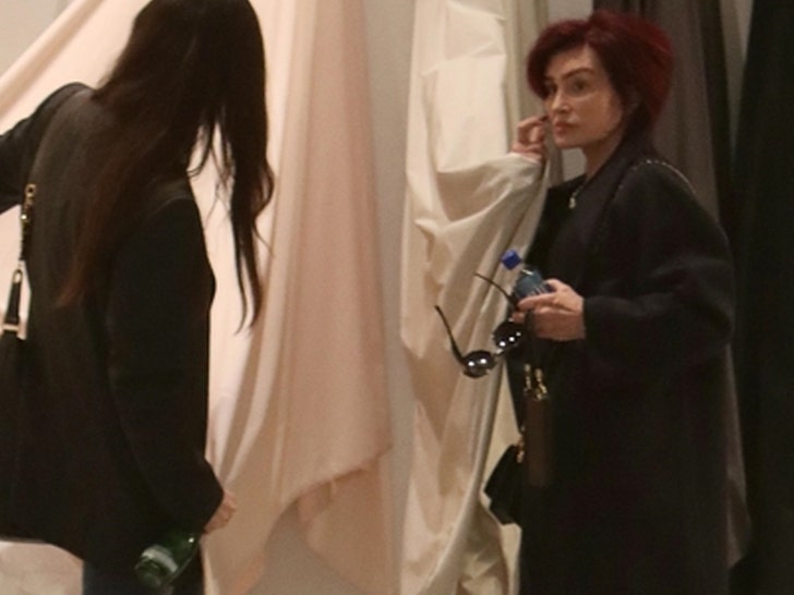 Sharon Osbourne out shopping today at James Peres