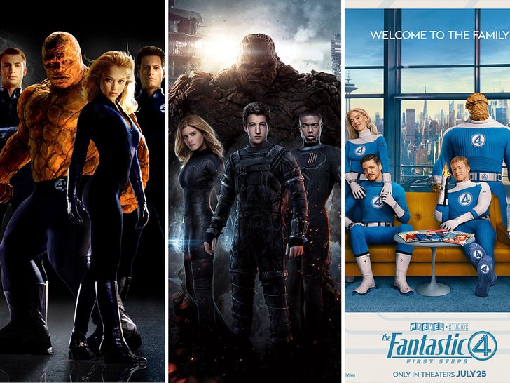 'Fantastic Four' Casts Through The Years