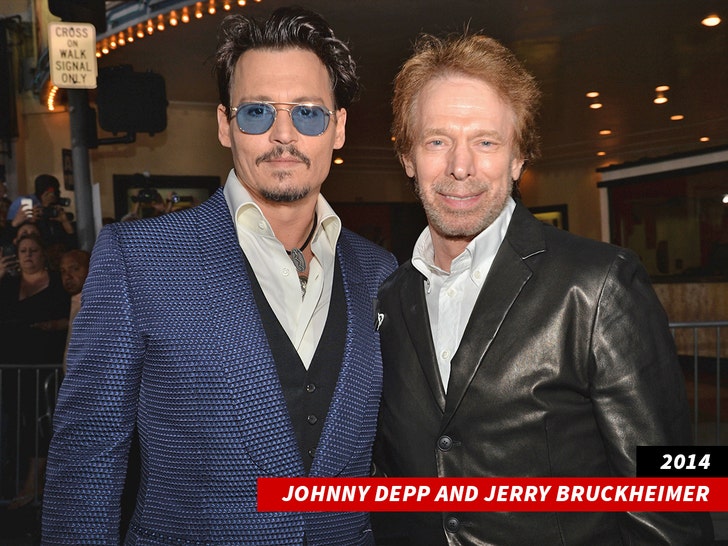 Johnny Depp e Jerry Brookheimer Getty 1