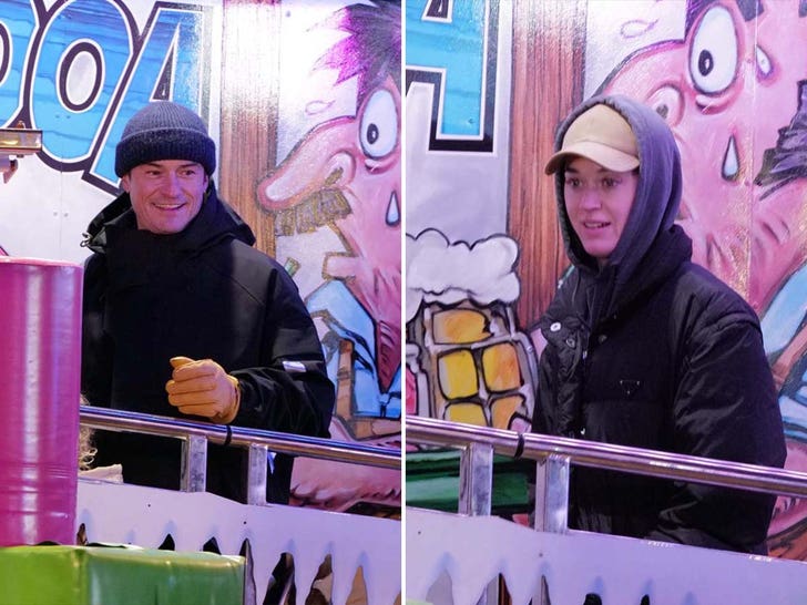 Katy Perry and Orlando Bloom reunite at Winter Wonderland in Hyde Park
