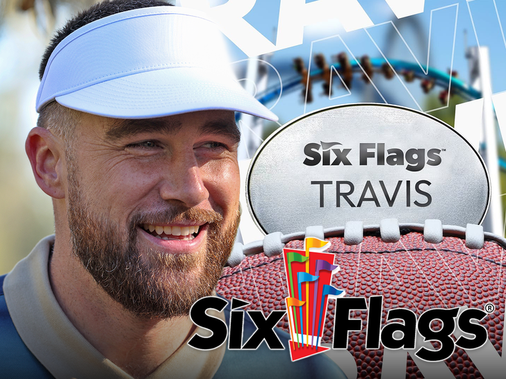 travis kelce six flags insta getty