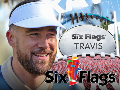 travis kelce six flags insta getty
