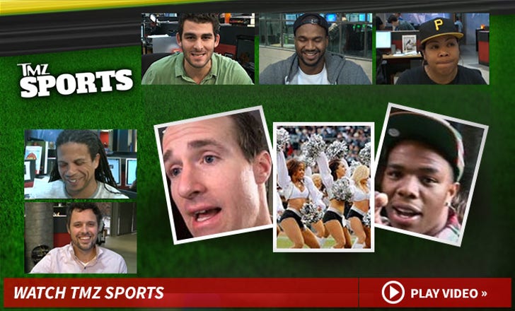 TMZ Sports Show Drew Brees -- Fully Commits to Birthmark :: 0131-tmz-sports-article-launch-1