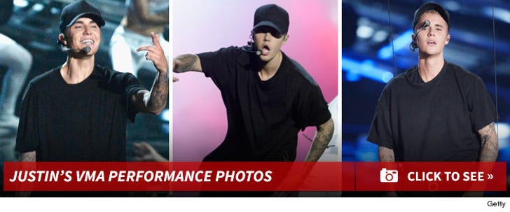 Justin Bieber's Teary VMA Performance
