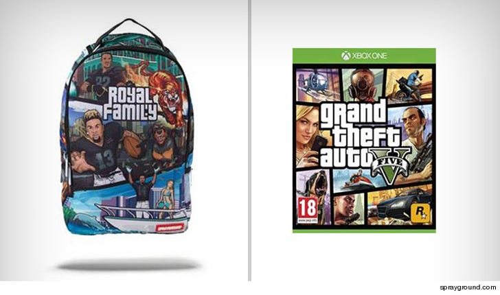 Odell Beckham Jr. Designs GRAND THEFT AUTO Inspired Backpack