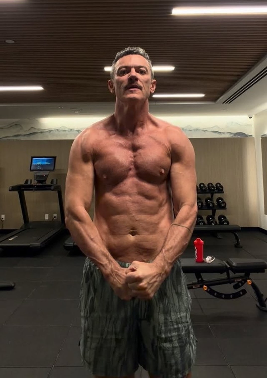 Luke Evans Shirtless Shots 0