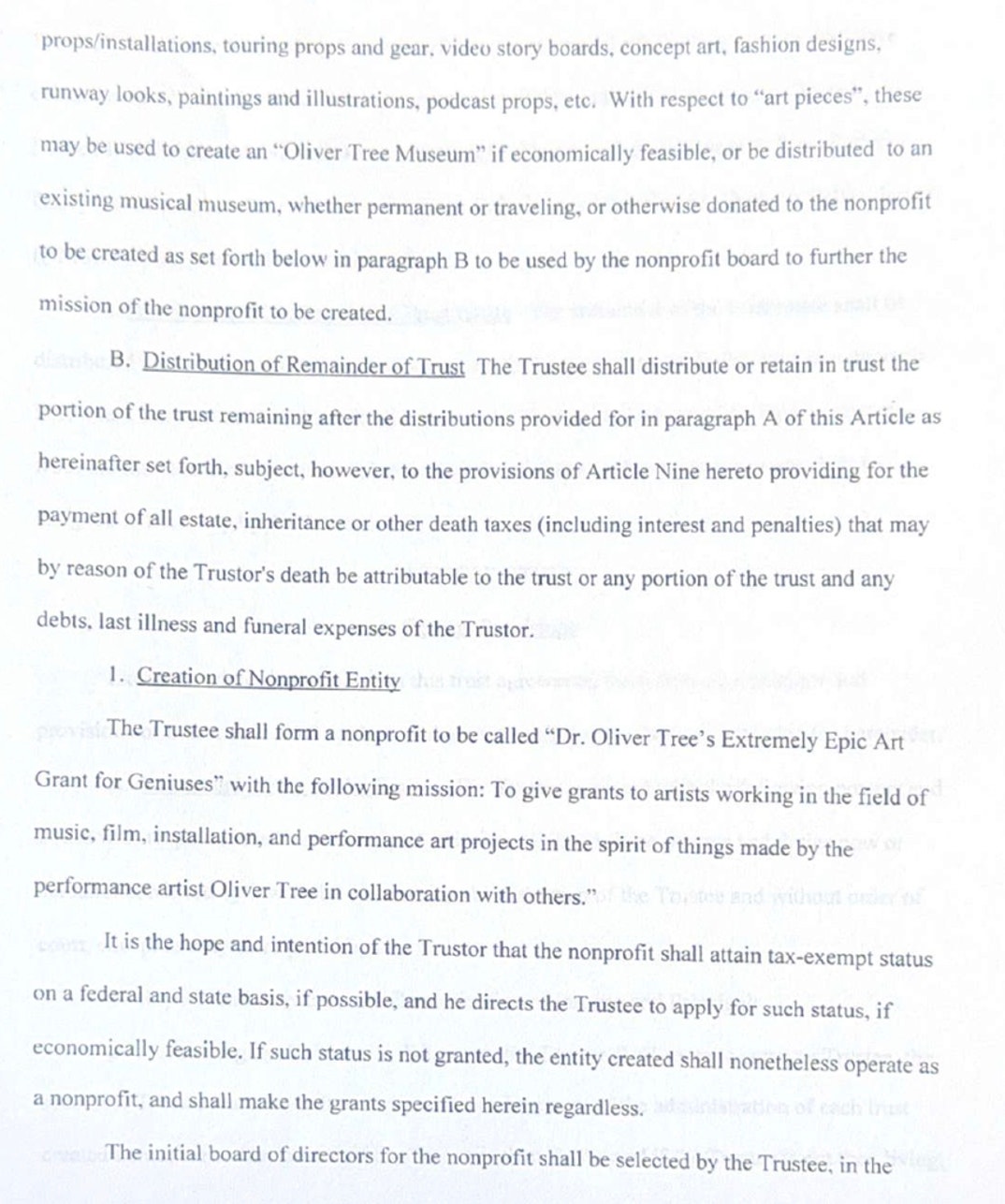 Oliver Tree Petition To Administer Estate 7
