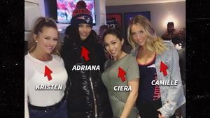 Adriana Lima Hits Patriots Game ... Joins Insanely Hot Group of Wives & GFs (PHOTOS)