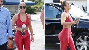 Jennifer Lopez Looking Hot Before Christmas Eve Workout