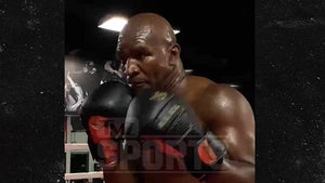 Evander Holyfield To Mike Tyson, I Wanna Fight You Next, Stop Ducking Me!!