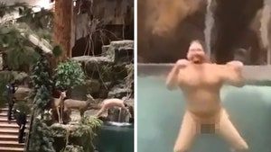 Man Streaks Naked, Does Cannonball Into Bass Pro Pond During Erratic Meltdown