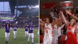 Vikings Celebrate Turnover W/ 'High School Musical' Dance In Endzone
